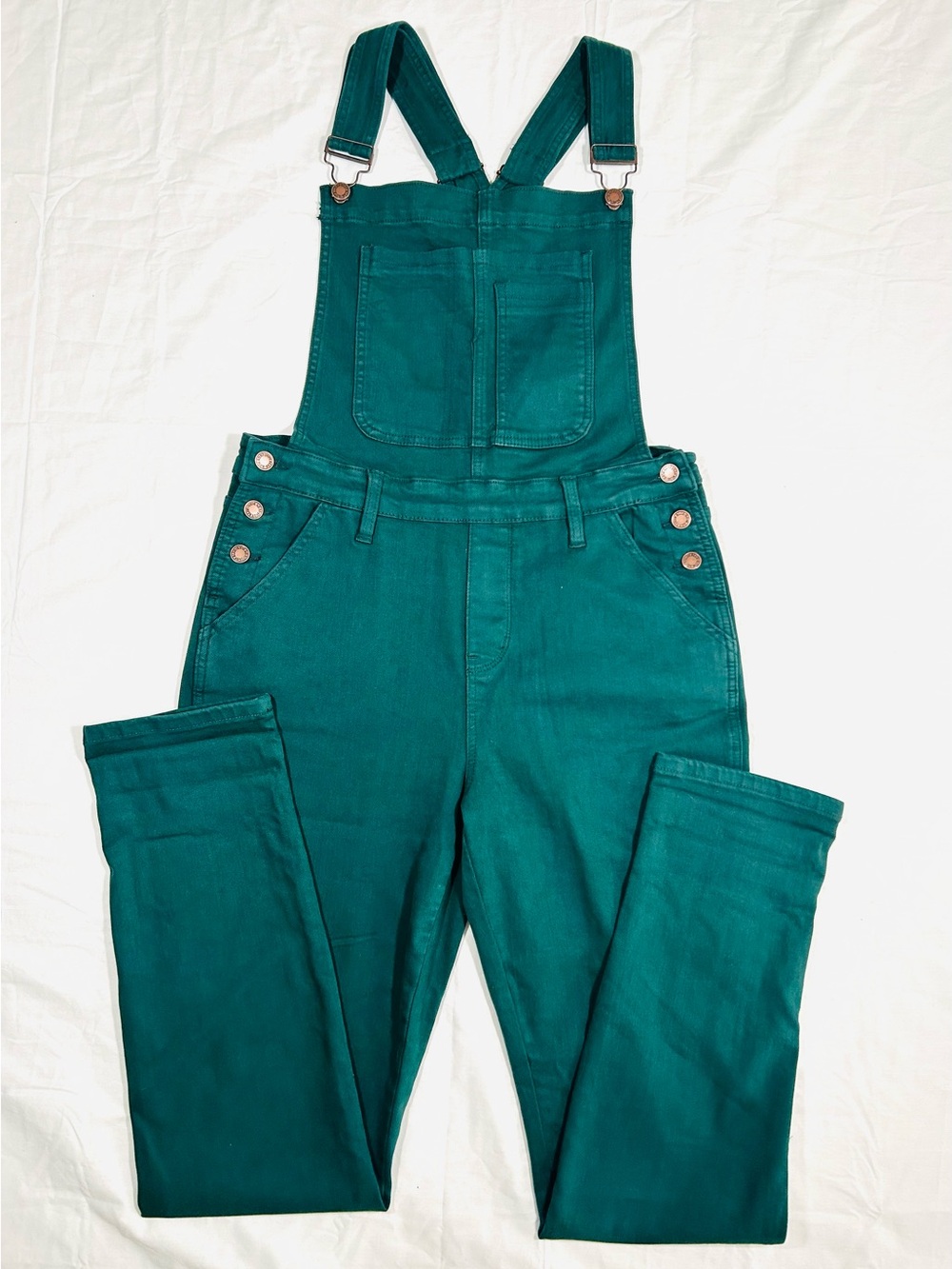 Judy Blue High Rise Double Cuffed Overall Jeans